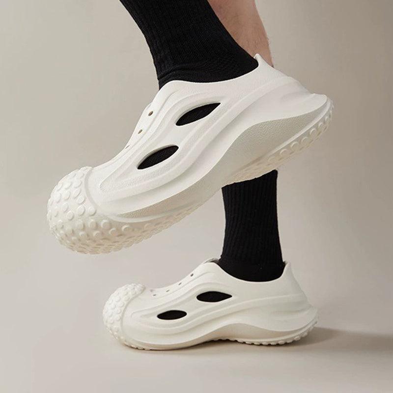 Fashion Thick-soled Clogs Shoes Indoor Floor Slippers Women Men Summer Outdoor Non-Slip Baotou Toe Beach Shoes - EX-STOCK CANADA