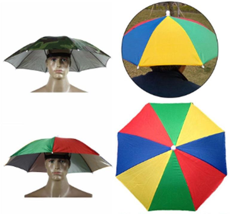 Fashion Trend Hat Umbrella Fishing Stand Umbrella - EX-STOCK CANADA