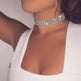 Fashion Women Full Crystal Rhinestone Choker Necklace Wedding Jewelry Chokers Necklaces for Women - EX-STOCK CANADA