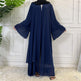 Fashionable Arab Cardigan Chiffon Robe - EX-STOCK CANADA