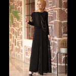 Fashionable Arab Women's Pure Color Simple Jumpsuit - EX-STOCK CANADA