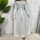 Fashionable Printed Large Lace Up Arab Dress - EX-STOCK CANADA