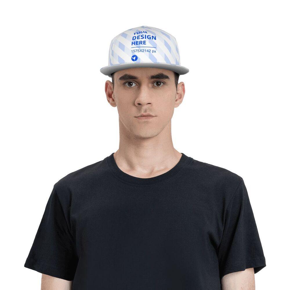 Fashionable Sun Protection Breathable Flat Brim Baseball Hat - EX-STOCK CANADA
