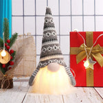 Christmas Decoration Luminous Figurine Doll Ornaments