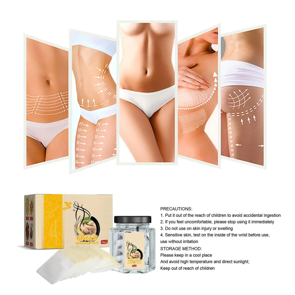 Firming Belly Ginger Body Shaping Sticker - EX-STOCK CANADA