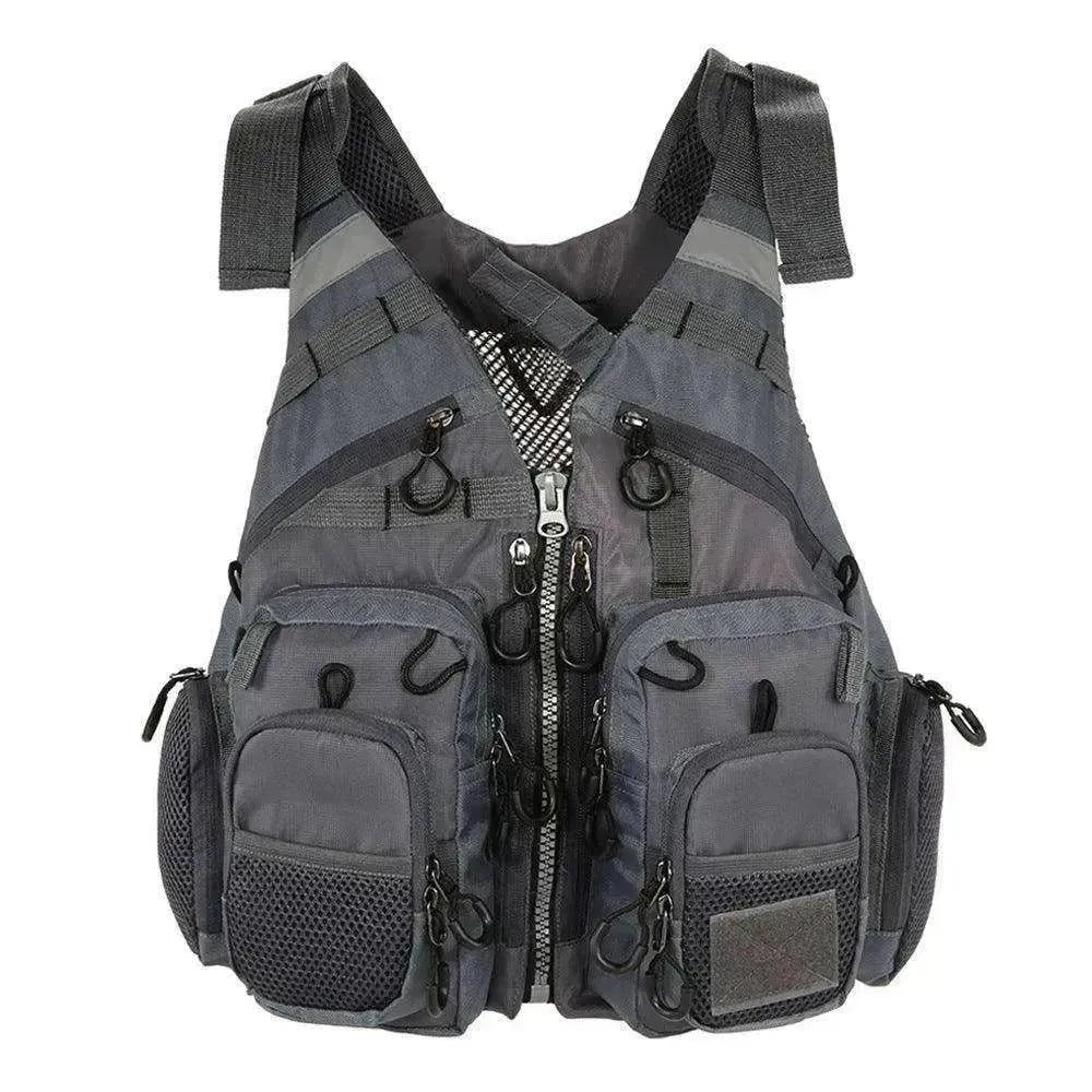 Fishing Outdoor Sport Flying Men Respiratory Jacket Safety Vest Survival Utility Vest - EX-STOCK CANADA