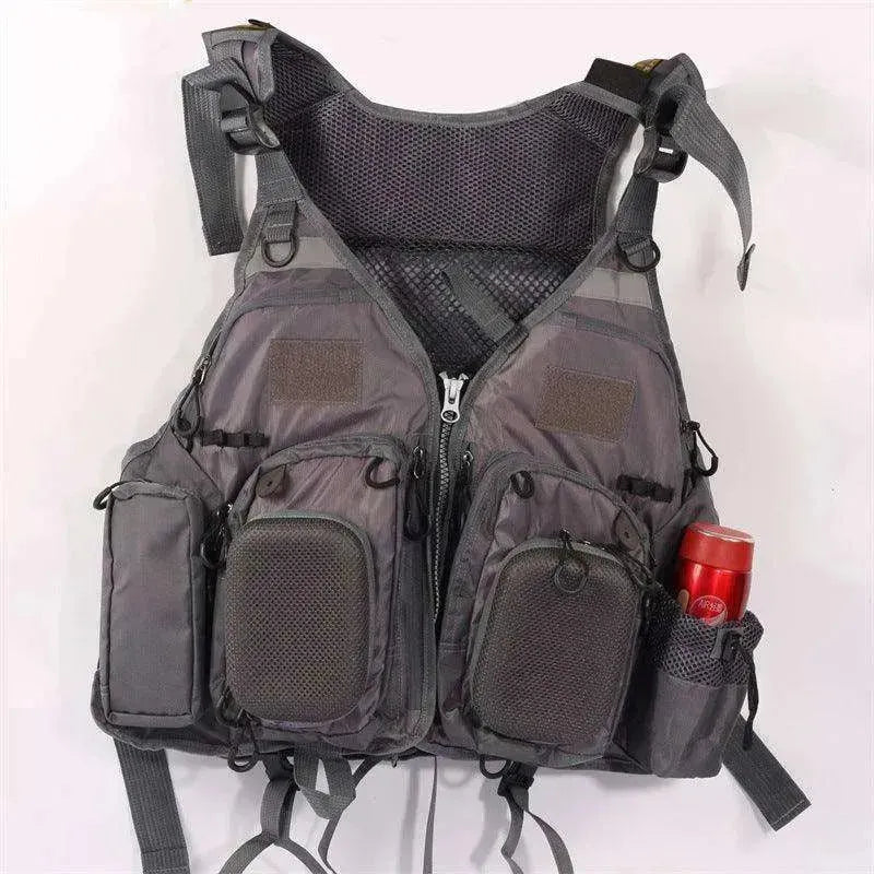 Fishing Outdoor Sport Flying Men Respiratory Jacket Safety Vest Survival Utility Vest - EX-STOCK CANADA