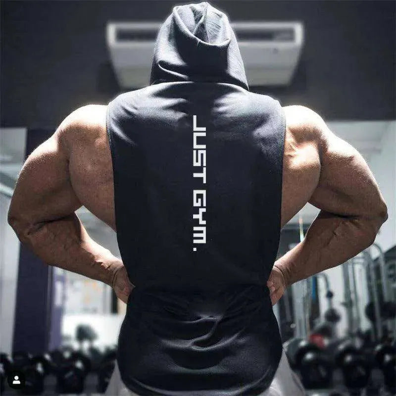 Fitness Vest Men Hooded Loose Clothes - EX-STOCK CANADA