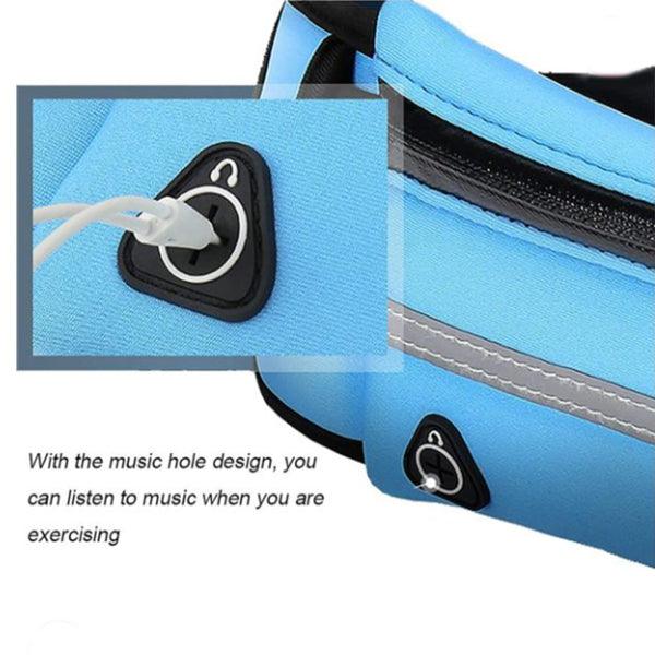 Fitness Waist Bag With Pocket Slim Running Jogging Belt Fanny Pack Bag For Hiking Cycling Workout Sports Gym - EX-STOCK CANADA