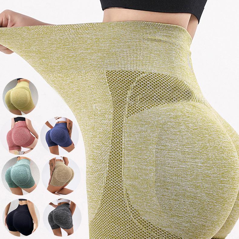 Fitness Yoga Shorts Pants Butt Lifting Seamless Leggings Women Gym - EX-STOCK CANADA