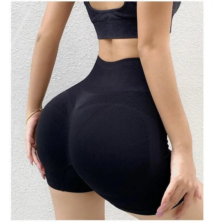 Fitness Yoga Shorts Pants Butt Lifting Seamless Leggings Women Gym - EX-STOCK CANADA