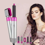 Five-in-one Hot Air Comb Automatic Hair Curler For Curling Or Straightening - EX-STOCK CANADA