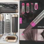 Five-in-one Hot Air Comb Automatic Hair Curler For Curling Or Straightening - EX-STOCK CANADA