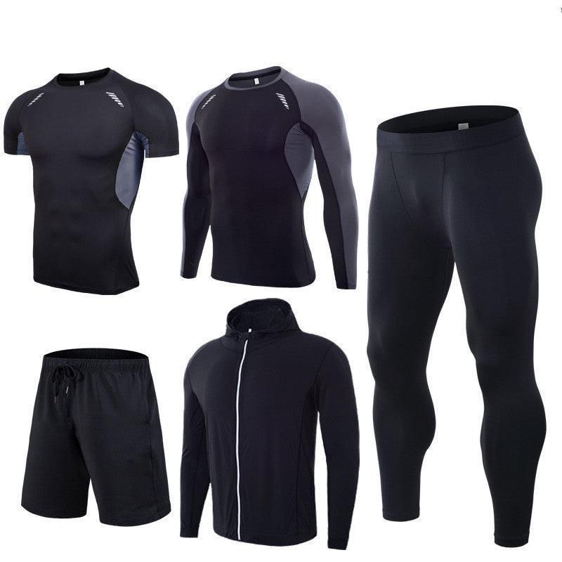 Five-piece quick-drying sports fitness suit - EX-STOCK CANADA