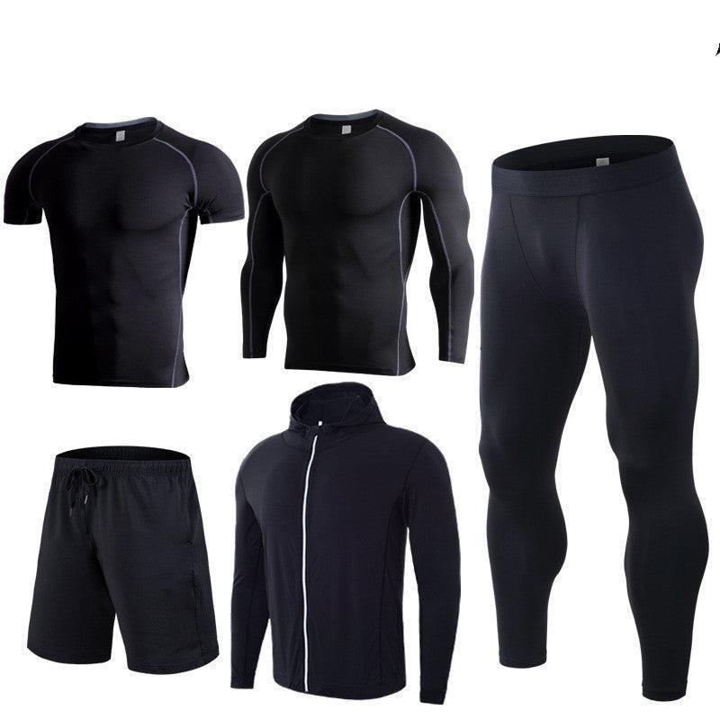 Five-piece quick-drying sports fitness suit - EX-STOCK CANADA