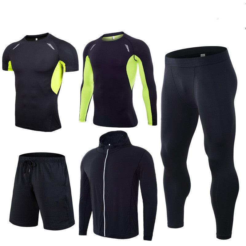 Five-piece quick-drying sports fitness suit - EX-STOCK CANADA