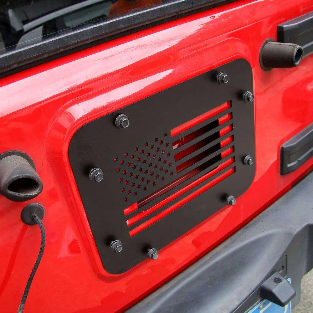 Five-Star Tailgate Vent Cover Plate Wrangler Modified Accessories - EX-STOCK CANADA