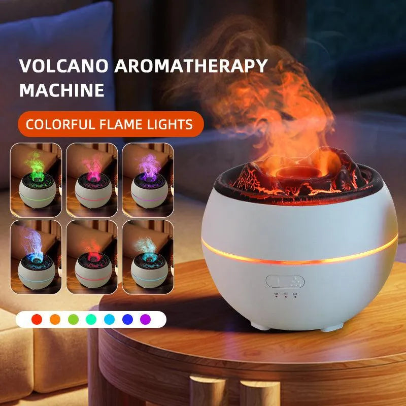 Flame Aroma Diffuser Household Desk Aromatherapy Humidifier - EX-STOCK CANADA