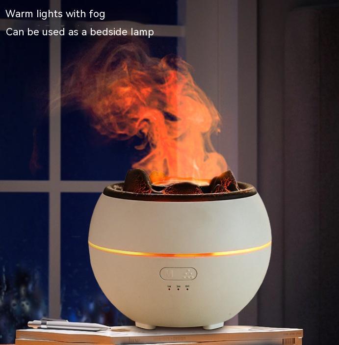 Flame Aroma Diffuser Household Desk Aromatherapy Humidifier - EX-STOCK CANADA