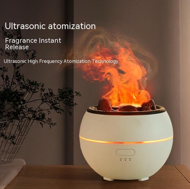 Flame Aroma Diffuser Household Desk Aromatherapy Humidifier - EX-STOCK CANADA