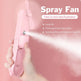 Folding Hand-held Fan Spray Water Replenishing Portable USB Charging - EX-STOCK CANADA