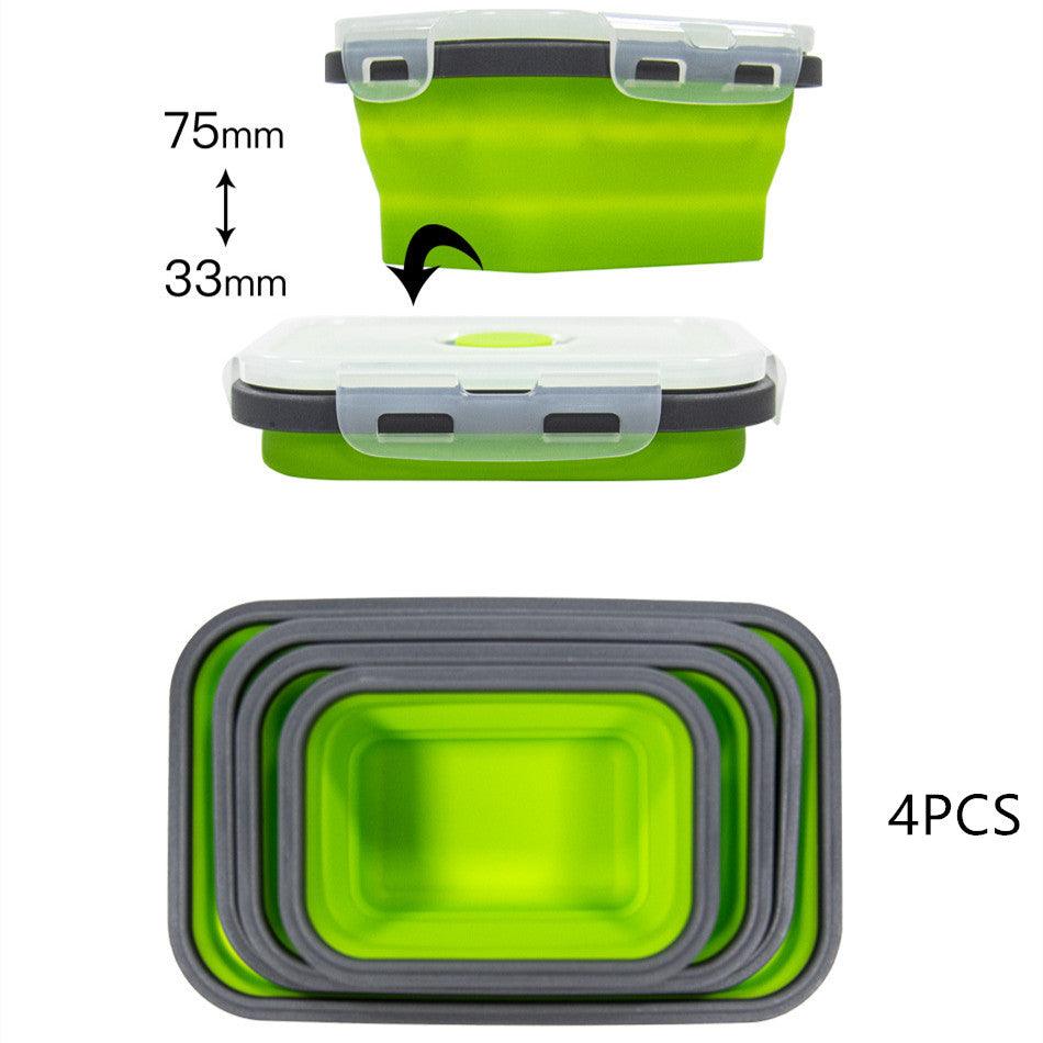 Folding lunch box - EX-STOCK CANADA