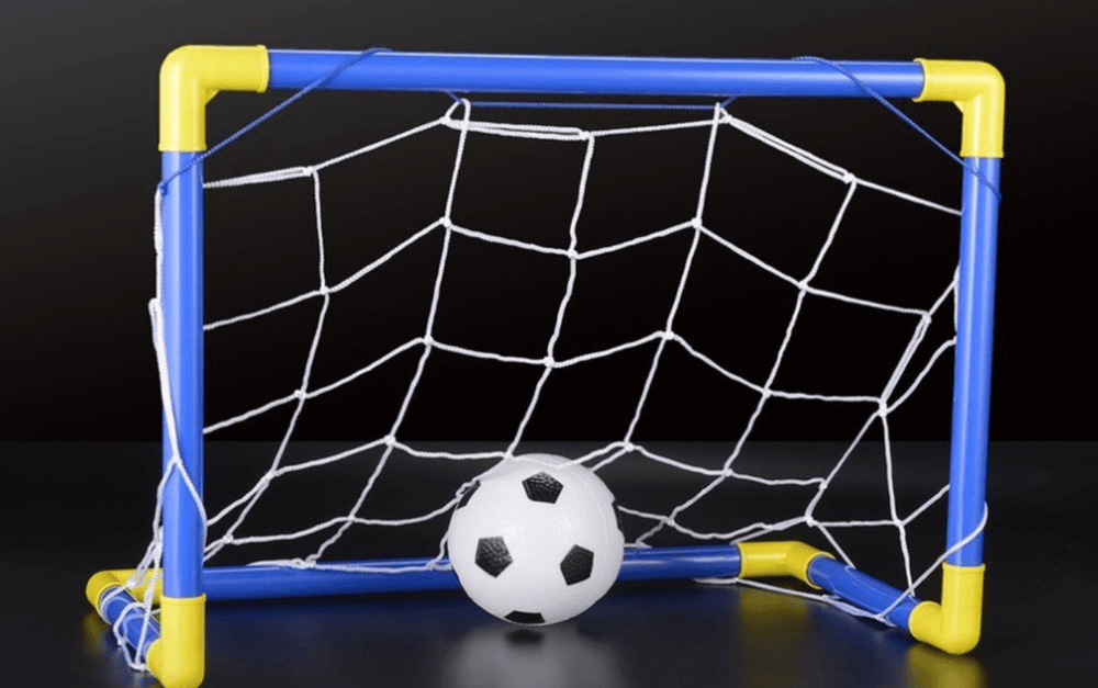 Folding Mini Football Soccer Ball Goal Post Net - EX-STOCK CANADA