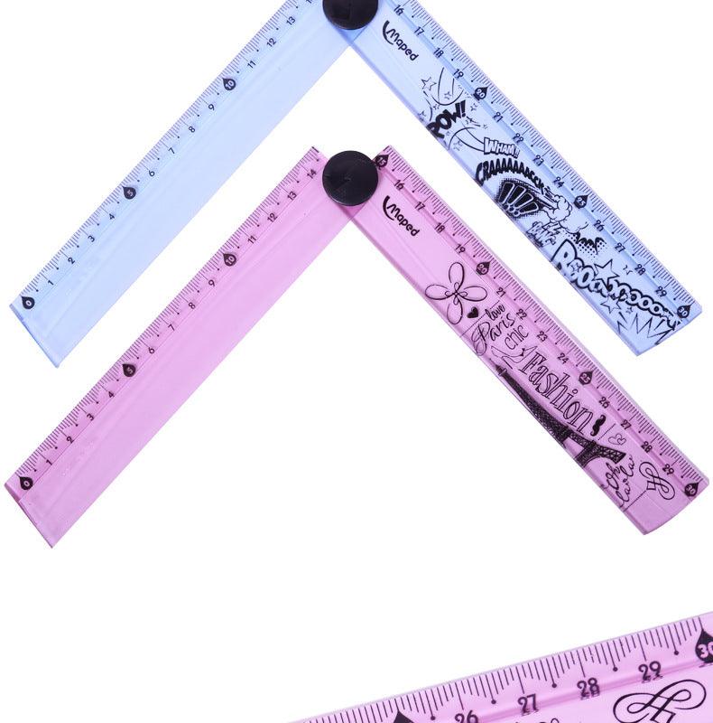 folding ruler 30cm widened rotary ruler - EX-STOCK CANADA