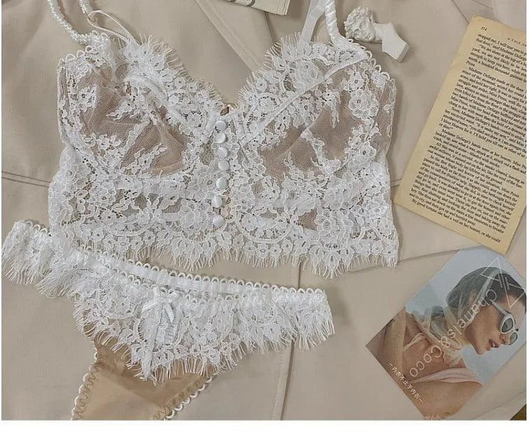 French Sexy Lace Lingerie Set - EX-STOCK CANADA