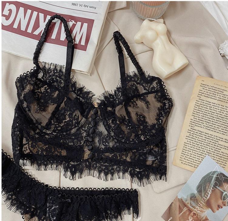 French Sexy Lace Lingerie Set - EX-STOCK CANADA