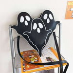Funny 3D Ghost Cartoon Shoulder Bag: Cute Halloween Crossbody - EX-STOCK CANADA