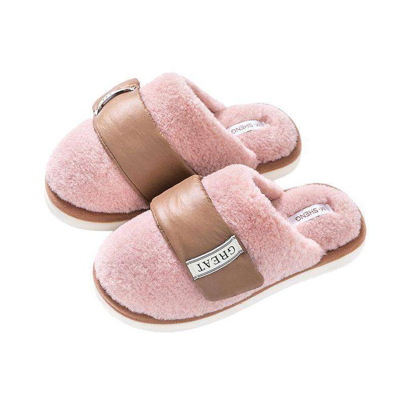 Fuzzy Women's Winter Home Slippers Warm Velvet Cozy Shoes - EX-STOCK CANADA