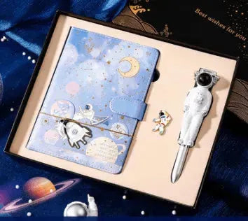 Galaxy Dream Coloring Page Notebook Cute Cartoon Astronaut - EX-STOCK CANADA