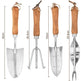 Garden Tools Stainless Steel Tools With Wooden Handle 4-piece Set - EX-STOCK CANADA