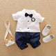 Gentleman's Baby Clothes, Long-sleeved Baby Clothes, Gentleman's Romper - EX-STOCK CANADA