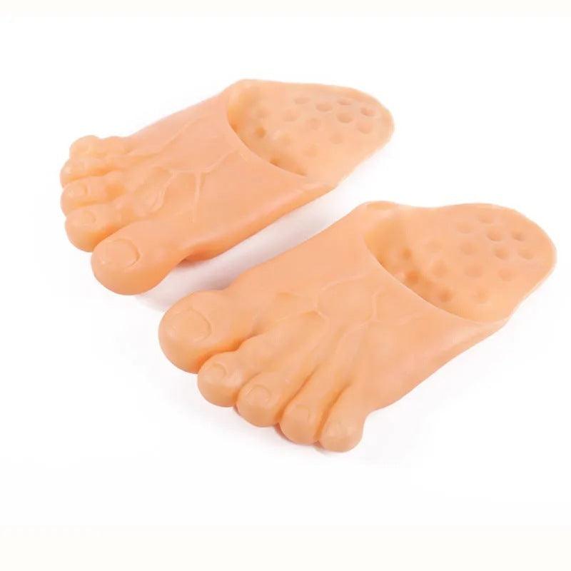 Giant Big Toe Funny Creative Beach Barefoot Slippers for Men and Women - EX-STOCK CANADA