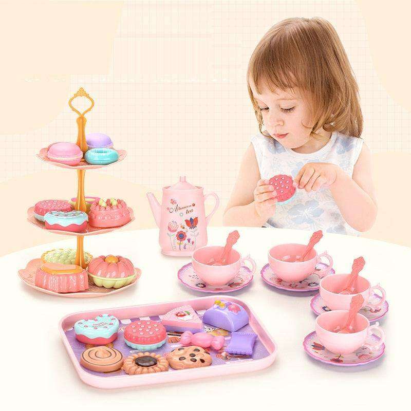 Girl Play House Simulation Food Dessert Cake Toy Gift Box Set - EX-STOCK CANADA