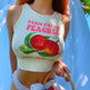 Girls Peach Print Sleeveless Pullover Tank Top - EX-STOCK CANADA