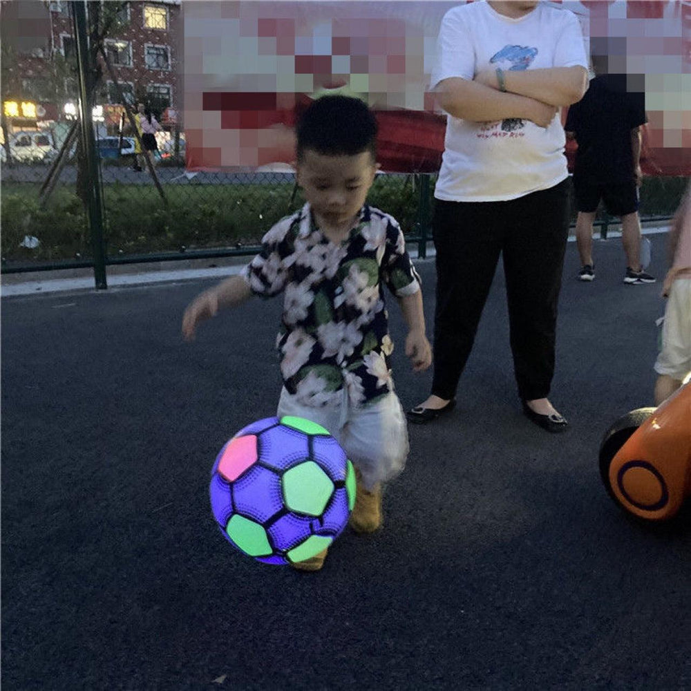 Glowing Football Flashing Basketball Racket Bounce Ball - EX-STOCK CANADA