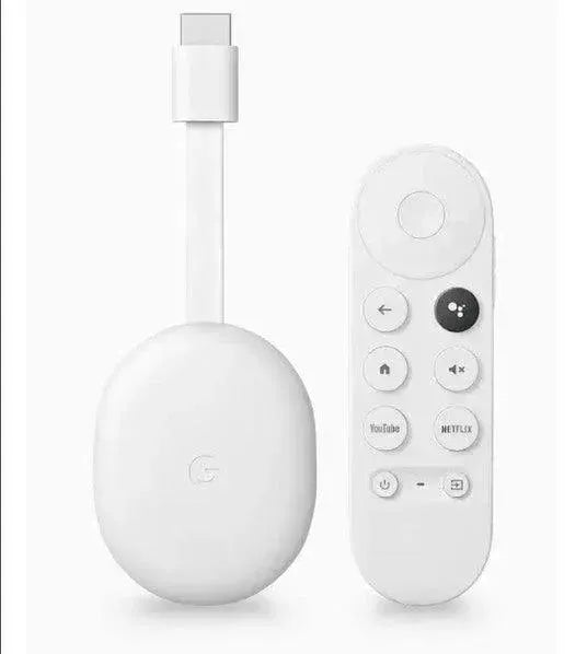 Google Chromecast 1080p FHD Streaming Media Player with Google TV, HDR Support, and Included Voice Remote - EX-STOCK CANADA