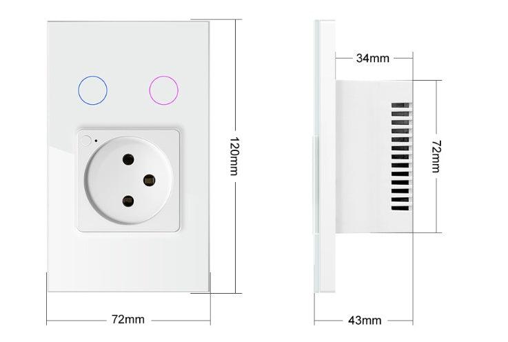 Graffiti Color Column Wall Timing Touch Lamp Socket Voice Control Intelligent - EX-STOCK CANADA
