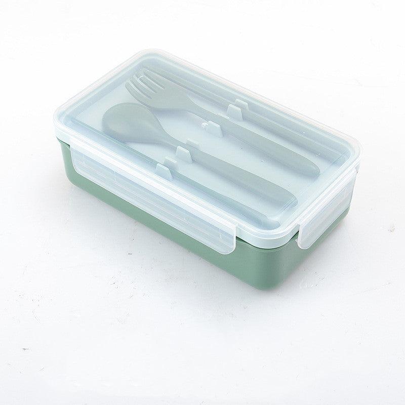 Grid Lunch Box Children's Lunch Box Set Ins Student Office Worker Insulated Lunch Box Plastic Sealed Fresh-Keeping Box - EX-STOCK CANADA