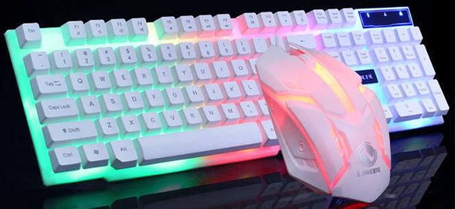 GTX300 Gaming CF LOL Gaming Keyboard Mouse Glowing Set - EX-STOCK CANADA