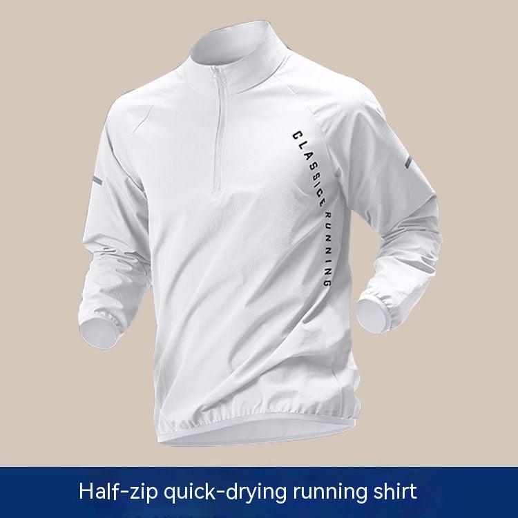 Half Zipper Sportswear Men's Long-sleeved Quick-drying Clothes - EX-STOCK CANADA