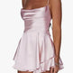 Halter Satin Summer Sexy Backless Straps Temperament Elegant Celebrity Style Short Dress - EX-STOCK CANADA