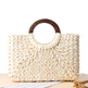 Hand-woven Summer Beach bag Mori solid color large capacity - EX-STOCK CANADA