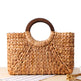 Hand-woven Summer Beach bag Mori solid color large capacity - EX-STOCK CANADA