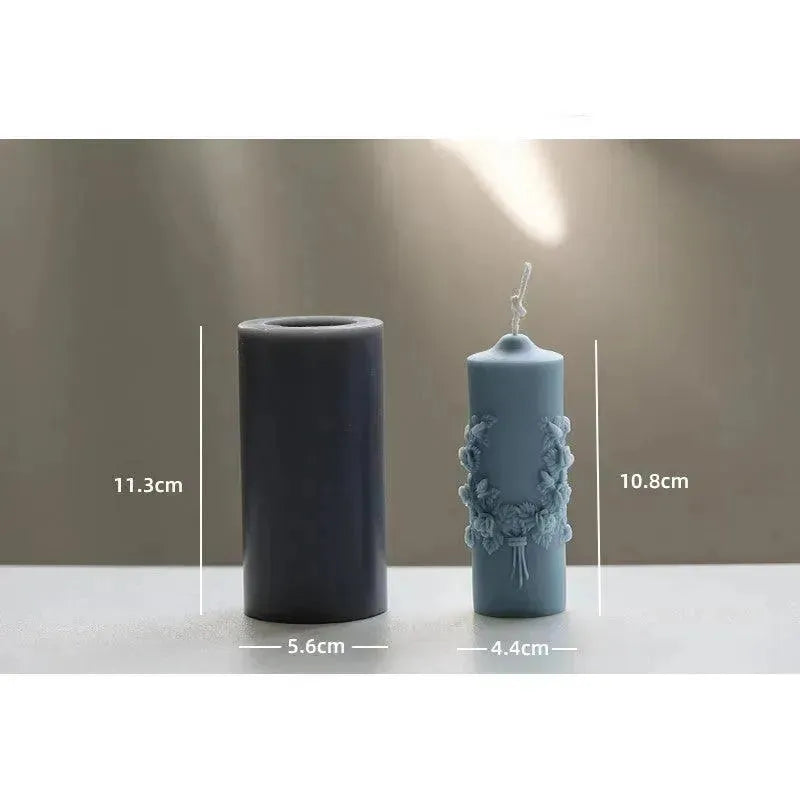 Handmade Cylindrical Scented Candle DIY Mould - EX-STOCK CANADA