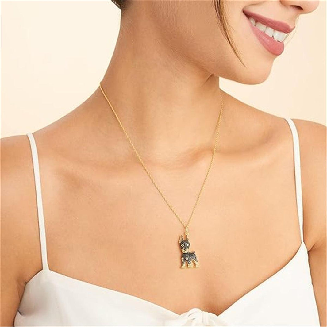 Handsome Doberman Pinscher Pendant Necklace Exquisite - EX-STOCK CANADA