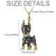 Handsome Doberman Pinscher Pendant Necklace Exquisite - EX-STOCK CANADA